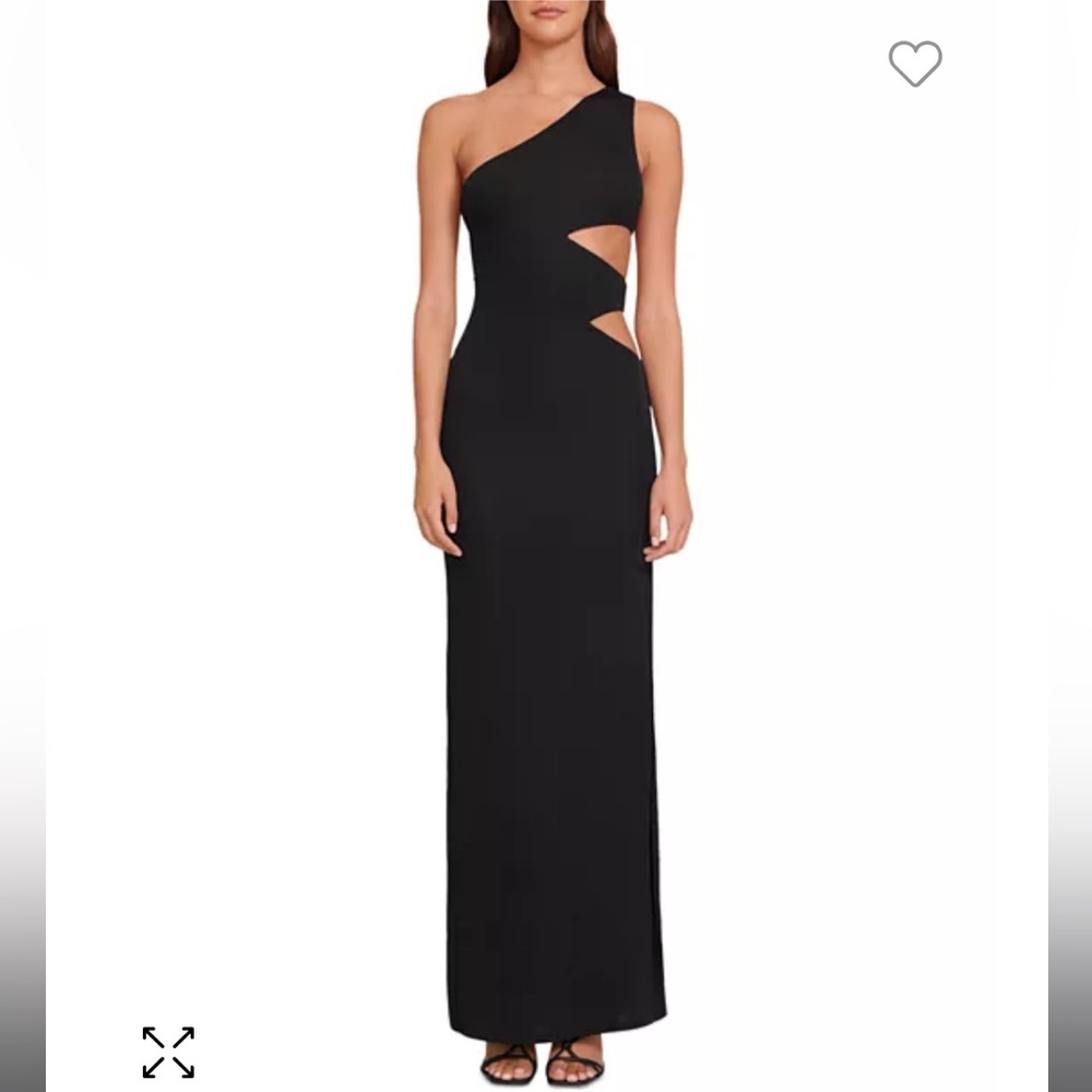 STAUD LETTA BLACK MAXI DRESS - size Small